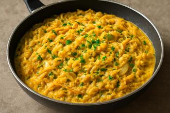 Bacalhau à Brás na frigideira