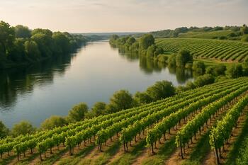 Vinhas ribeirinhas junto ao rio Tejo